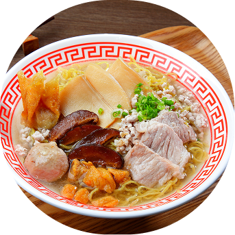 Abalone Minced Pork Noodles (Dry/Soup)